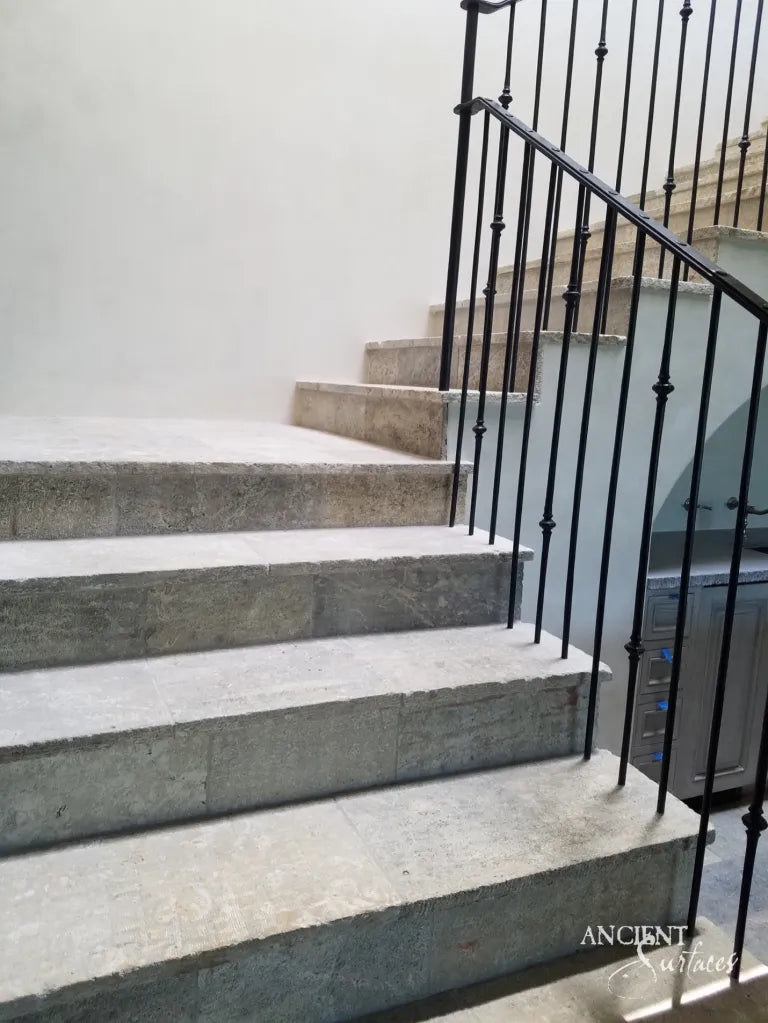Kronos Limestone Stairway by Ancient Surfaces